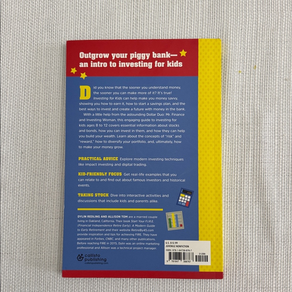 Investing for Kids Book - How To Save, Invest, And Grow Money Ages 8-12 - Picture 4 of 4